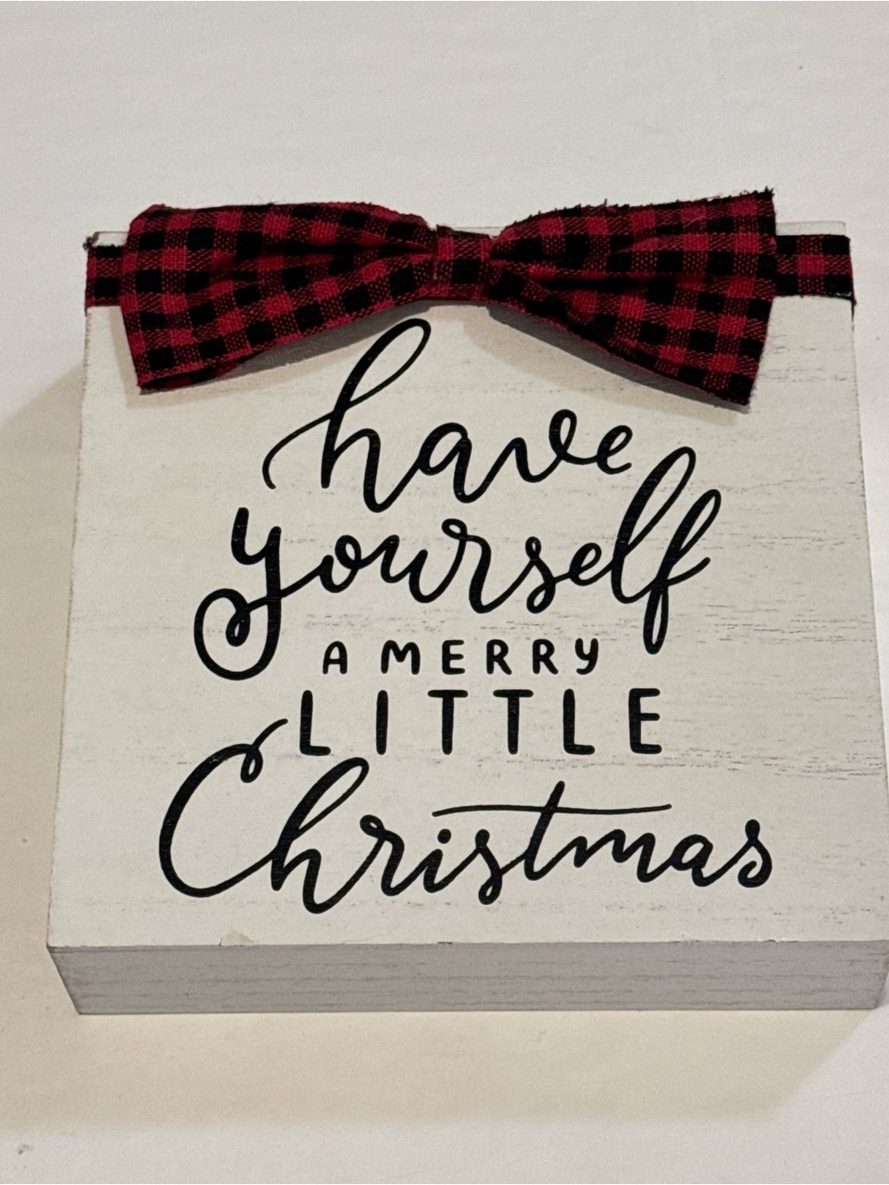 🌴 wooden canvas decor - Have Yourself a Merry Little Christmas